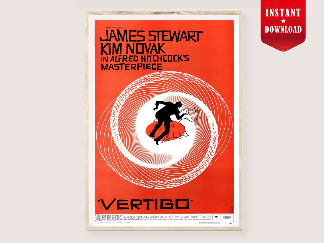 めまい映画アルフレッド・ヒッチコックポスターダウンロードヒッチ