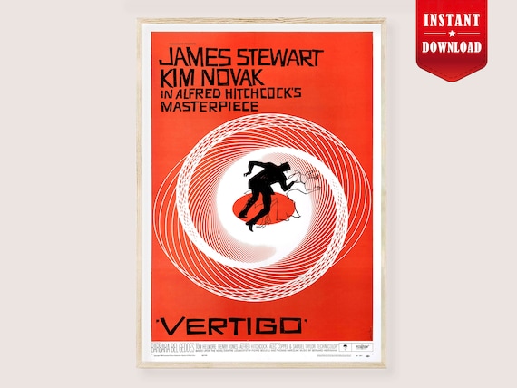 めまい映画アルフレッド・ヒッチコックポスターダウンロードヒッチ