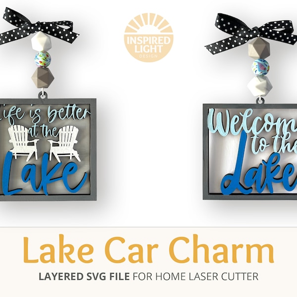 Laser Cut Lake Gift Card Etsy