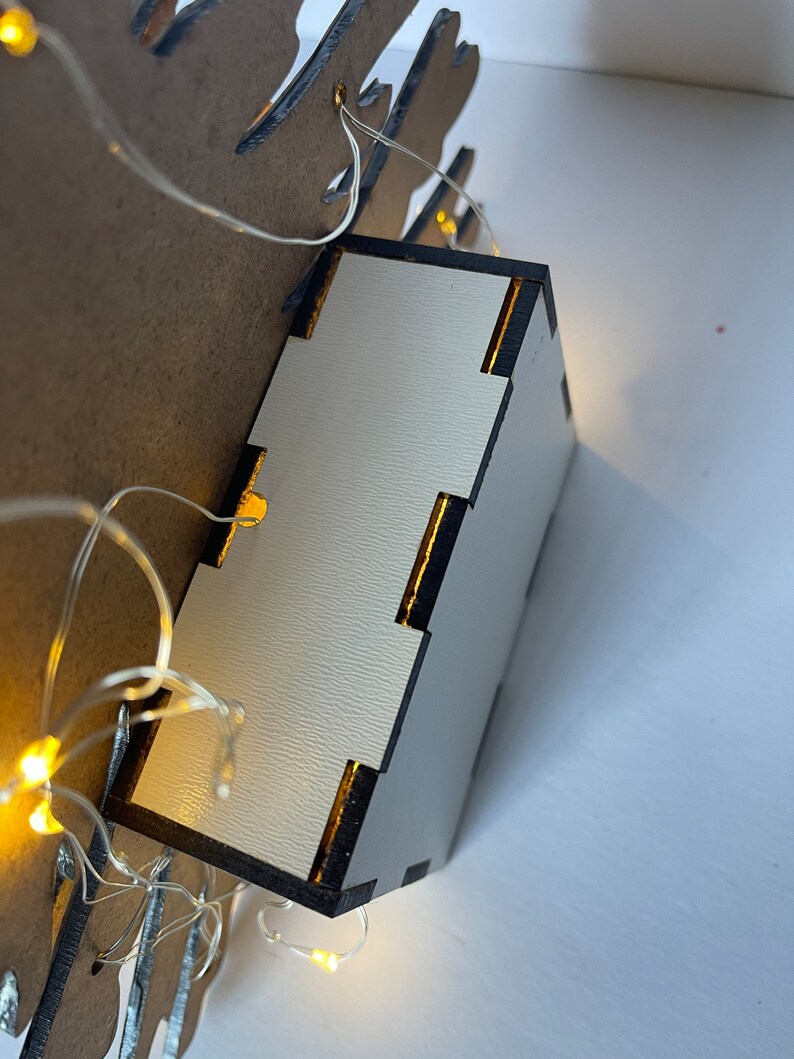 Lighted Trees SVG With Box SVG to Hide Battery Pack Bundle Etsy