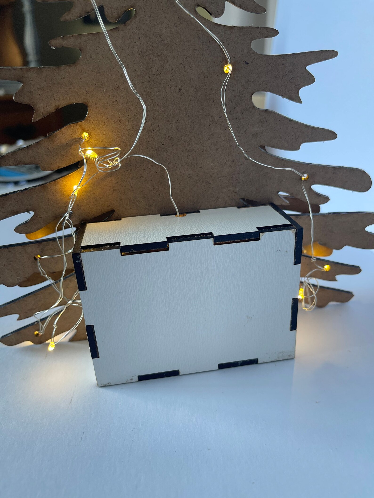 Lighted Trees SVG With Box SVG to Hide Battery Pack Bundle Etsy