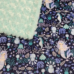 under the sea mermaids with aqua back