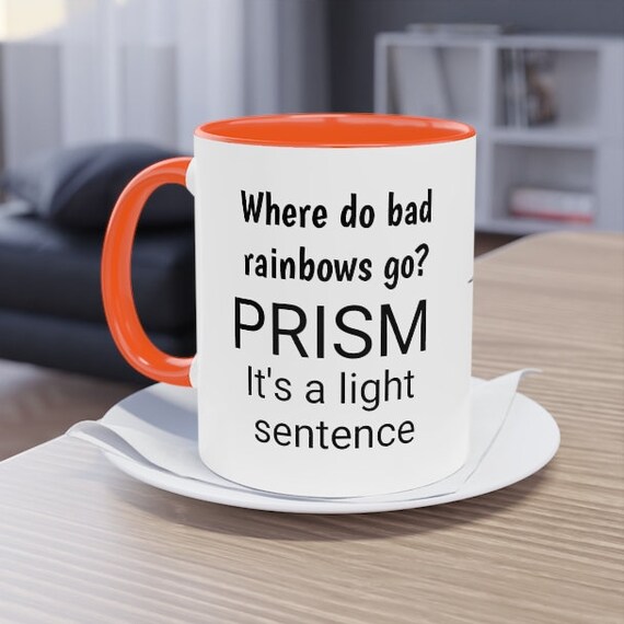 Where Do Bad Rainbows Go PRISM It's a Light Sentence Etsy
