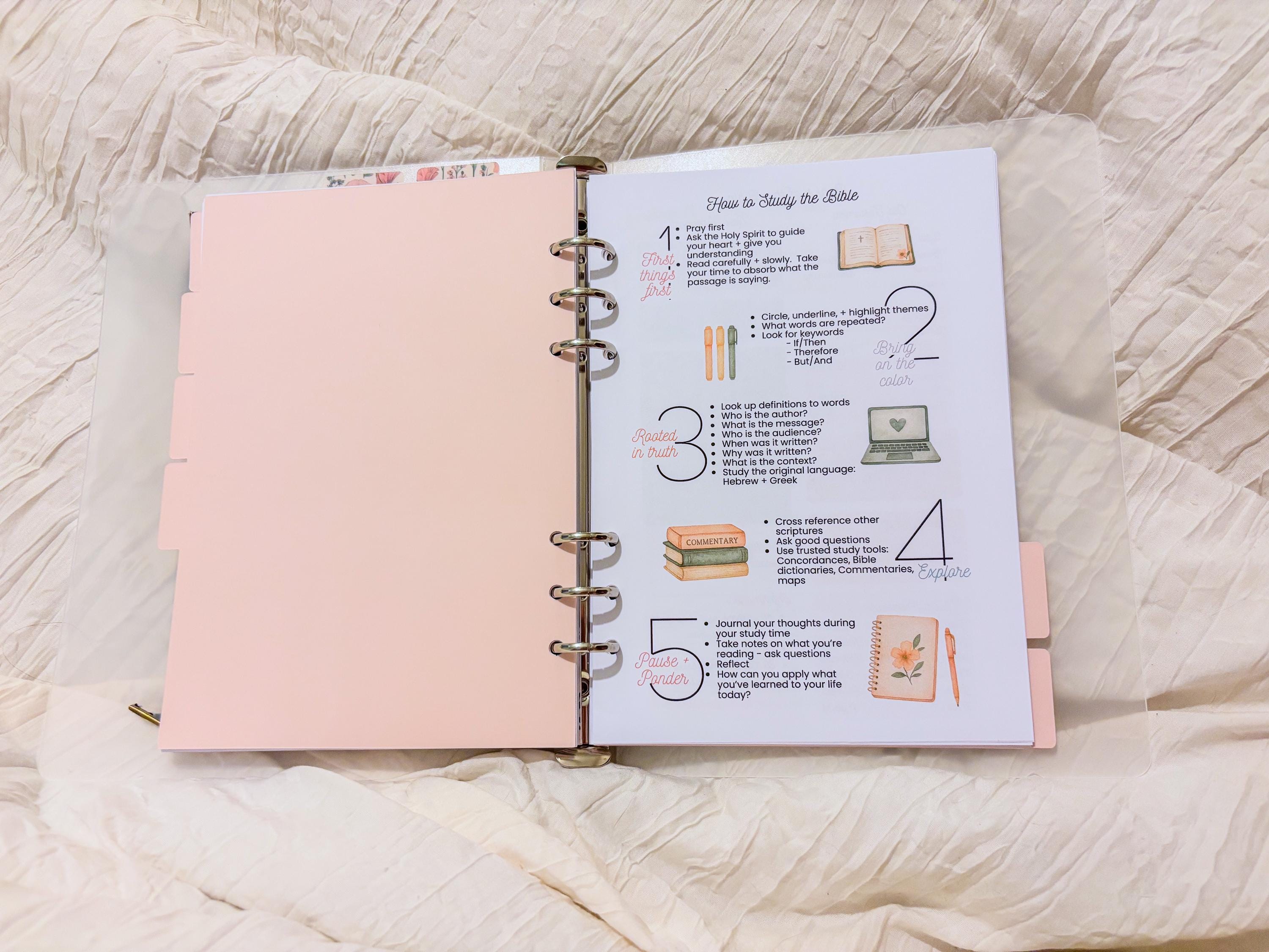 More Like Jesus Challenge Prayer Binder | Printable Christian Binder for Bible Study, Prayer, Worship & Organization - Thumbnail 5