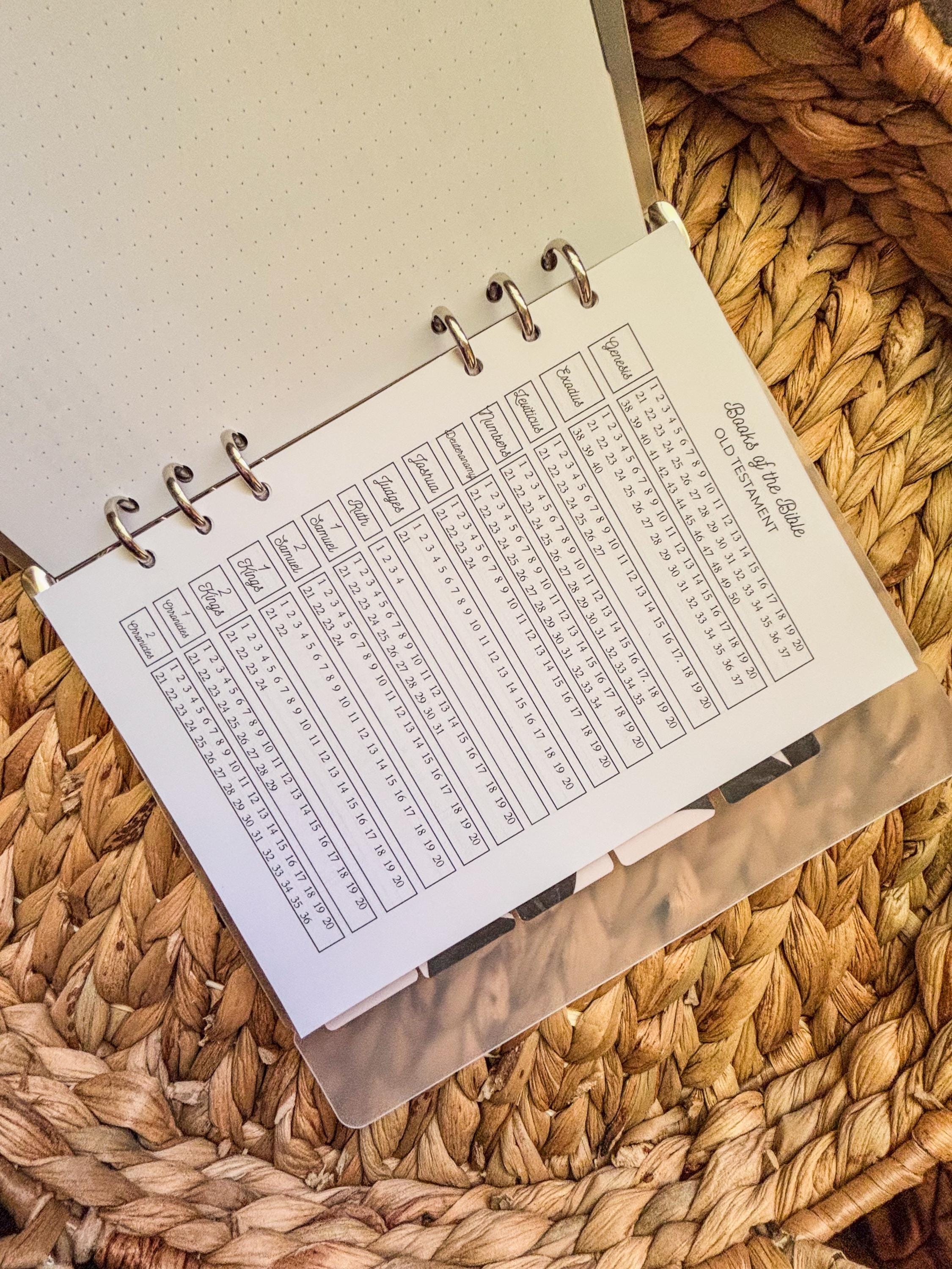Bible Study Notes Binder | Faith-Based Printable | 6 Section Binder | Bible Tracker, Verse Mapping, Sermon Notes, Character Study - Thumbnail 5