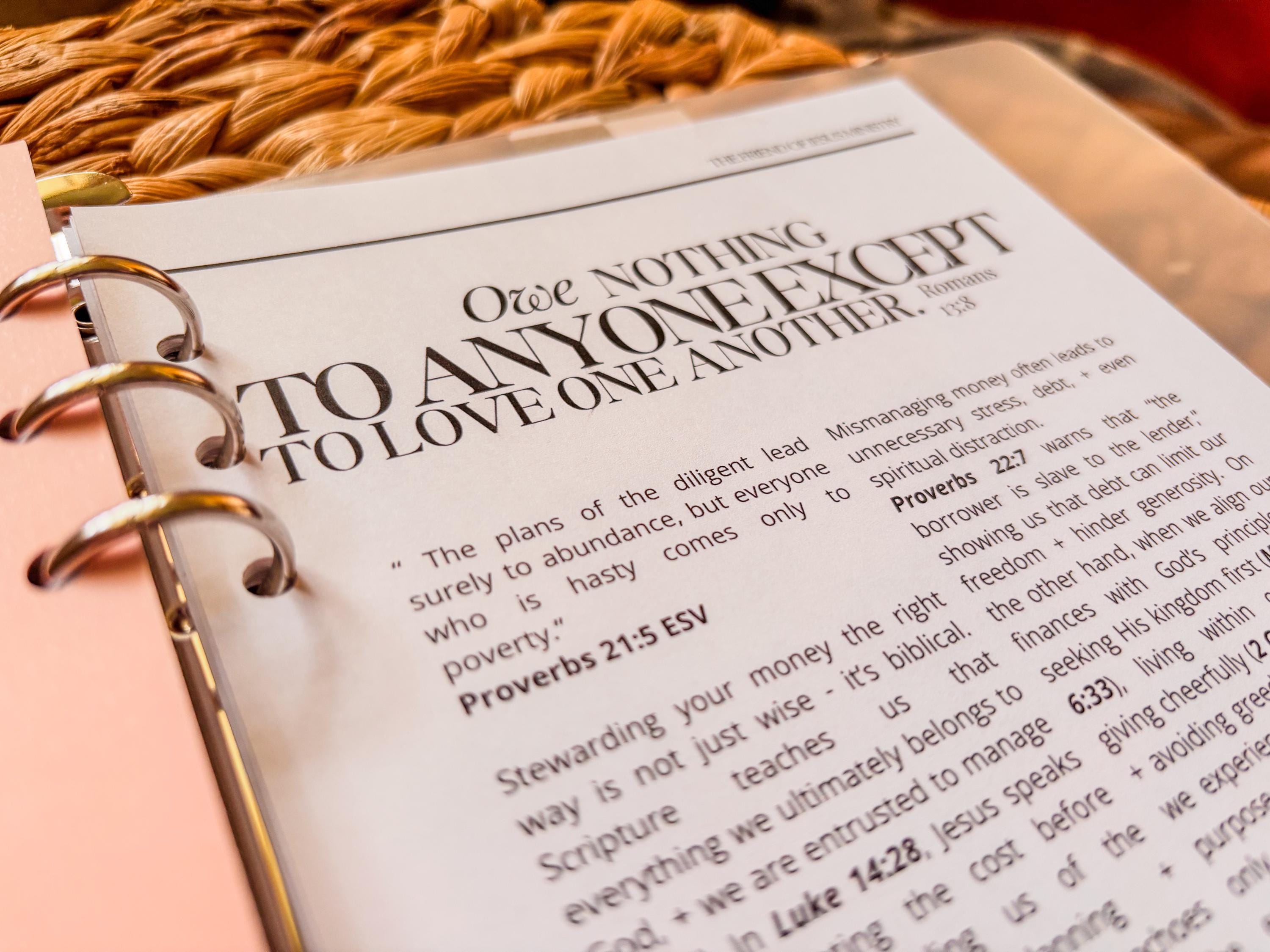 More Like Jesus Challenge Prayer Binder | Editorial Print | Christian Binder for Bible Study, Prayer, Worship & Organization - Thumbnail 2