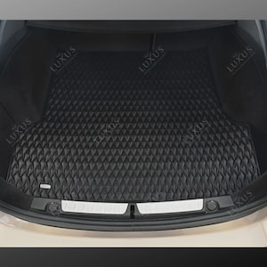Luxus Premium Twin-Diamond Custom Trunk Liner, Trunk Liner Mat, Car Trunk Mat, Leather Car Boot Mat, Car Decor, Car Accessories