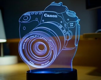 Camera Acrylic Light - Ideal Gift for Photography Enthusiasts