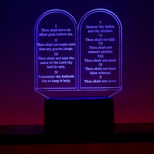 Ten Commandments LED Light image 2