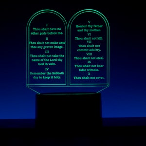 Ten Commandments LED Light image 4