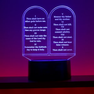 Ten Commandments LED Light image 5