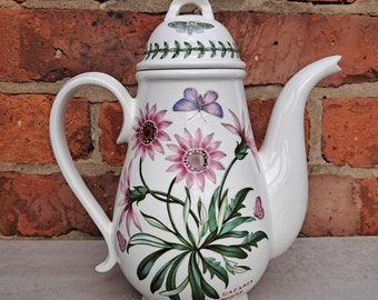 Large Portmeirion botanic garden coffee pot " treasure flower" design
