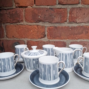 vintage Royal Tuscan bine china expresso coffee set