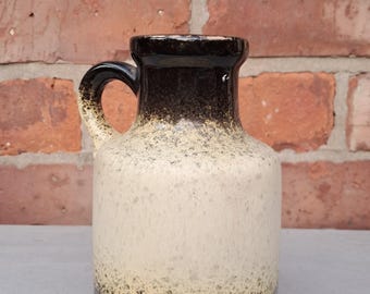 CERAMANO ウンブリア ブラウン ミッドセンチュリー ボール花瓶