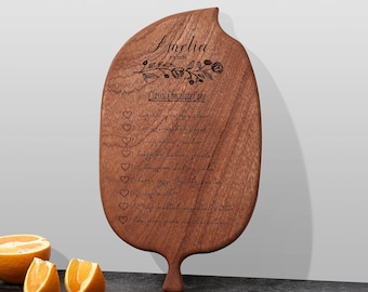 Handwritten Recipe Cutting Board, Mother’s Day | Sympathy Gift, Grandmother Family Keepsake
