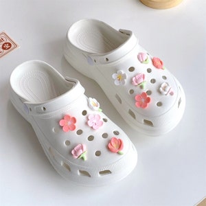 Sakura Crocs Floral Shoe Charms Pink Flower Shoe Buckles - Etsy