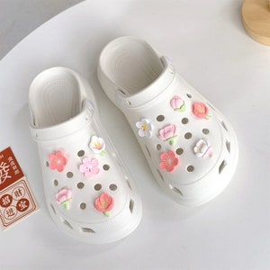 Sakura Crocs Floral Shoe Charms Pink Flower Shoe Buckles - Etsy