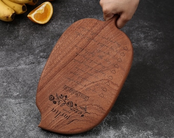 Handwritten Recipe Cutting Board, Mother’s Day | Sympathy Gift, Grandmother Family Keepsake