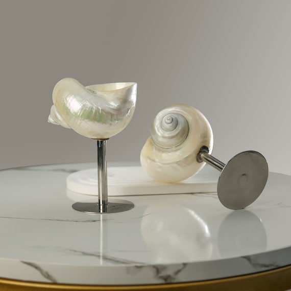 Handcrafted Seashell Wine Glass – Beach Wedding, Bridesmaid Gift