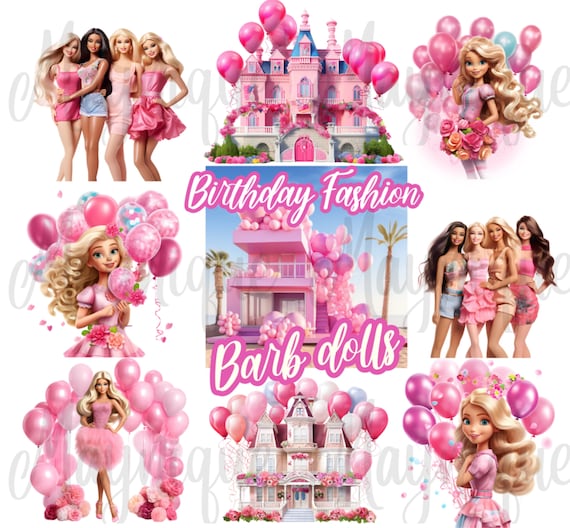 Fashion Birthday Doll Clipart Images Friends Png Watercolor