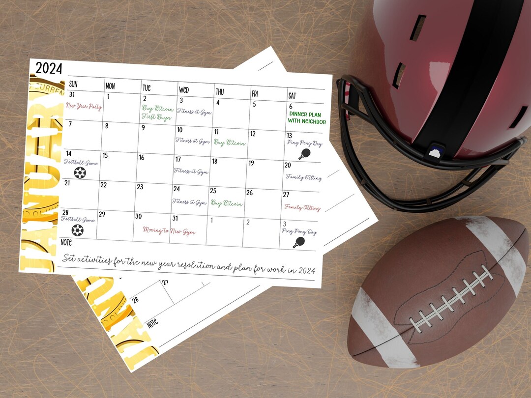 Crypto Calendar 2024, Calendar 2024, Planner 2024, Cryptocurrency