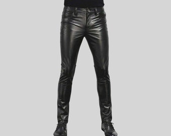 Skinny Leather Pants - Etsy Australia