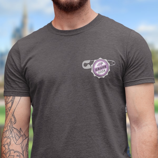 Grape Soda Pin Shirt | Disney Shirt | Pixar Up | Adventure Is Out There