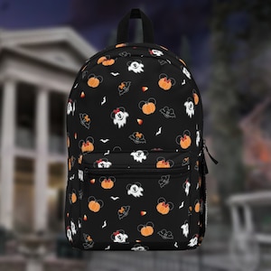 Halloween Mickey Backpack | Boo to You | Not so Scary | Disney Bag | Black Backpack