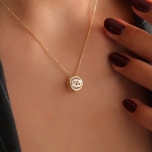 Collier minimaliste du zodiaque, pierre de naissance et signe du zodiaque, cadeau de fête des mères pour elle, collier astrologie pour femme, bijou personnalisé pour maman image 9