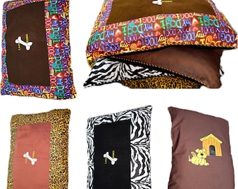 Dog Pet Bed Removable Zipped Cover Large  Washable Cushion Cover