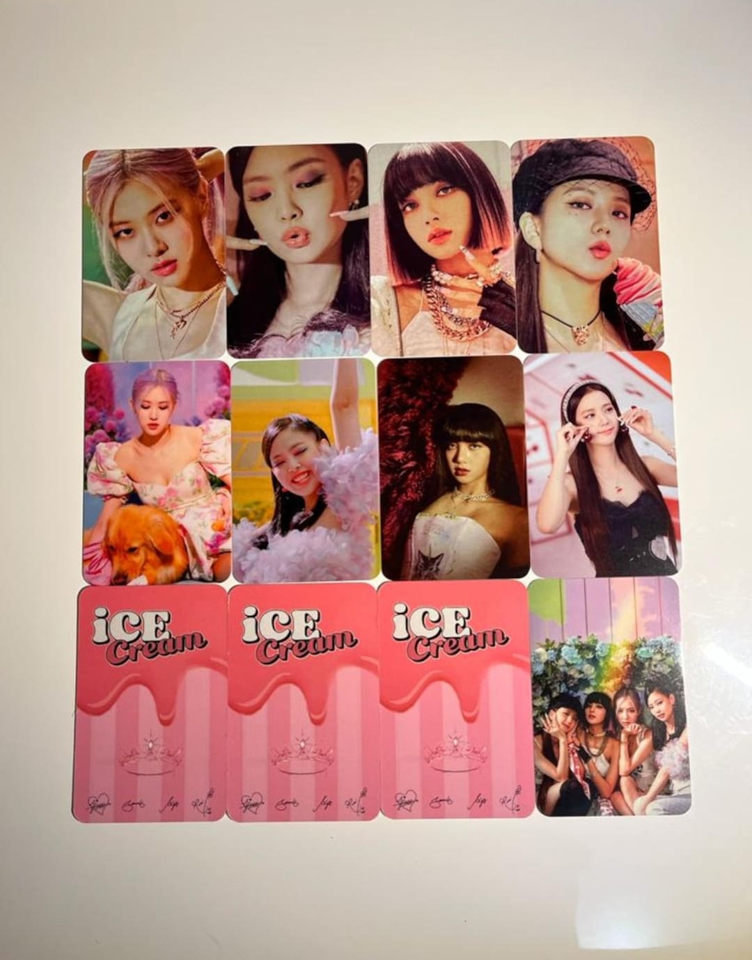 Blackpink Ice Cream Photocards. Etsy Canada