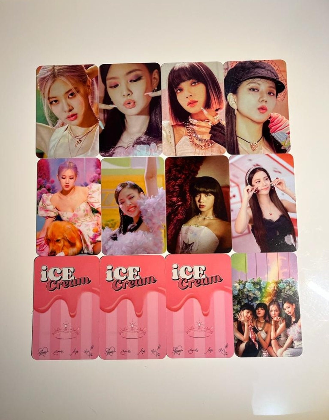 Blackpink Ice Cream Photocards. Etsy Canada