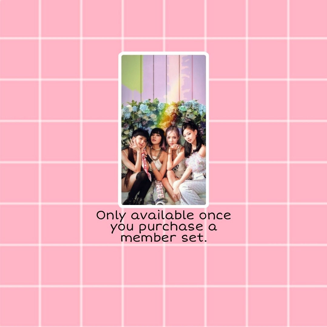 Blackpink Ice Cream Photocards. Etsy Canada