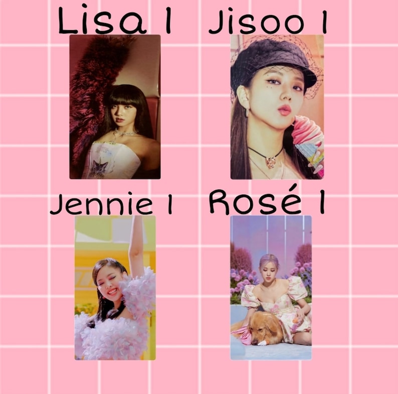 Blackpink Ice Cream Photocards. Etsy