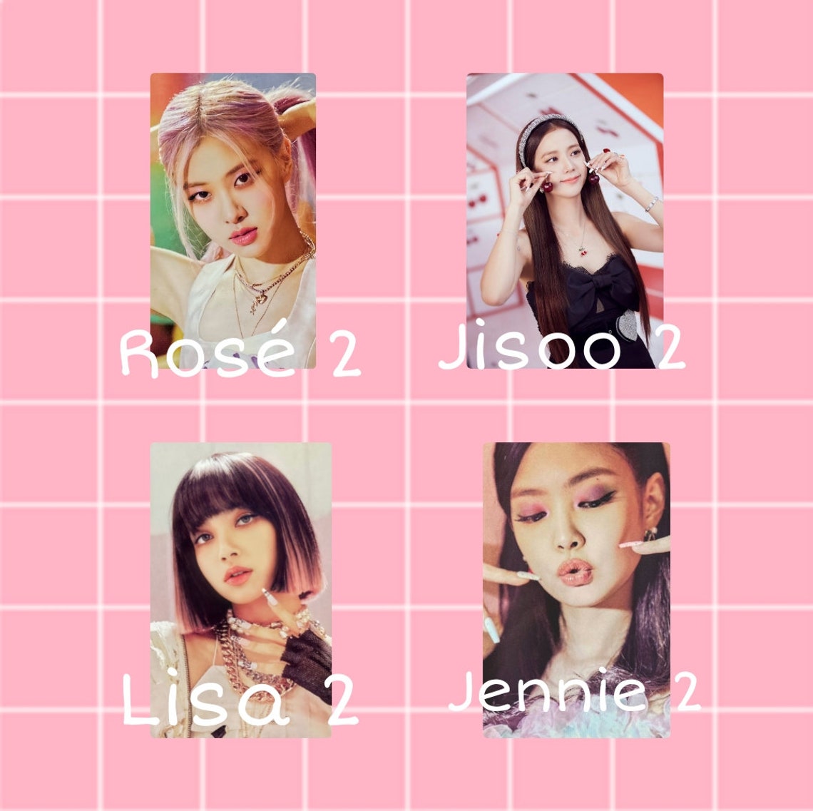 Blackpink Ice Cream Photocards. Etsy Canada