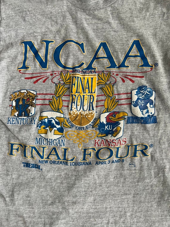 NCAA 1993 Final Four T-Shirt - Kentucky, Michigan… - image 2