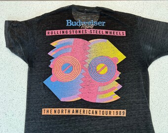 Vintage Rolling Stones 1989 Tour T-shirt - Etsy