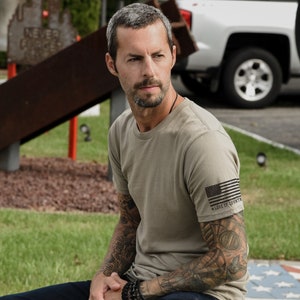 Military Basic Tee. USA made, classic and comfortable.