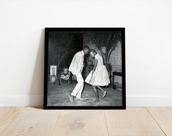 Poster of Malick Sidibé's iconic Nuit de Noël series - Happy Club print - Framed or Unframed print