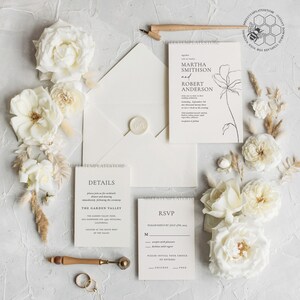 Fine art wedding invitation template, Instant download Boho Wedding Invites, Simple Wedding Invitation Printable Template, Elegant Invites
