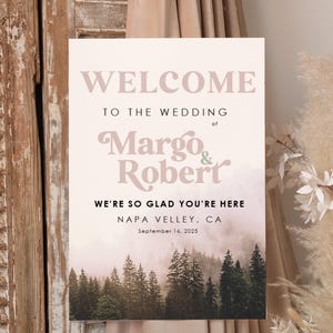 Pink Mountain  wedding welcome sign template, Wedding Seating Chart Template, Printable Seating Chart Wedding, Chart Sign Poster