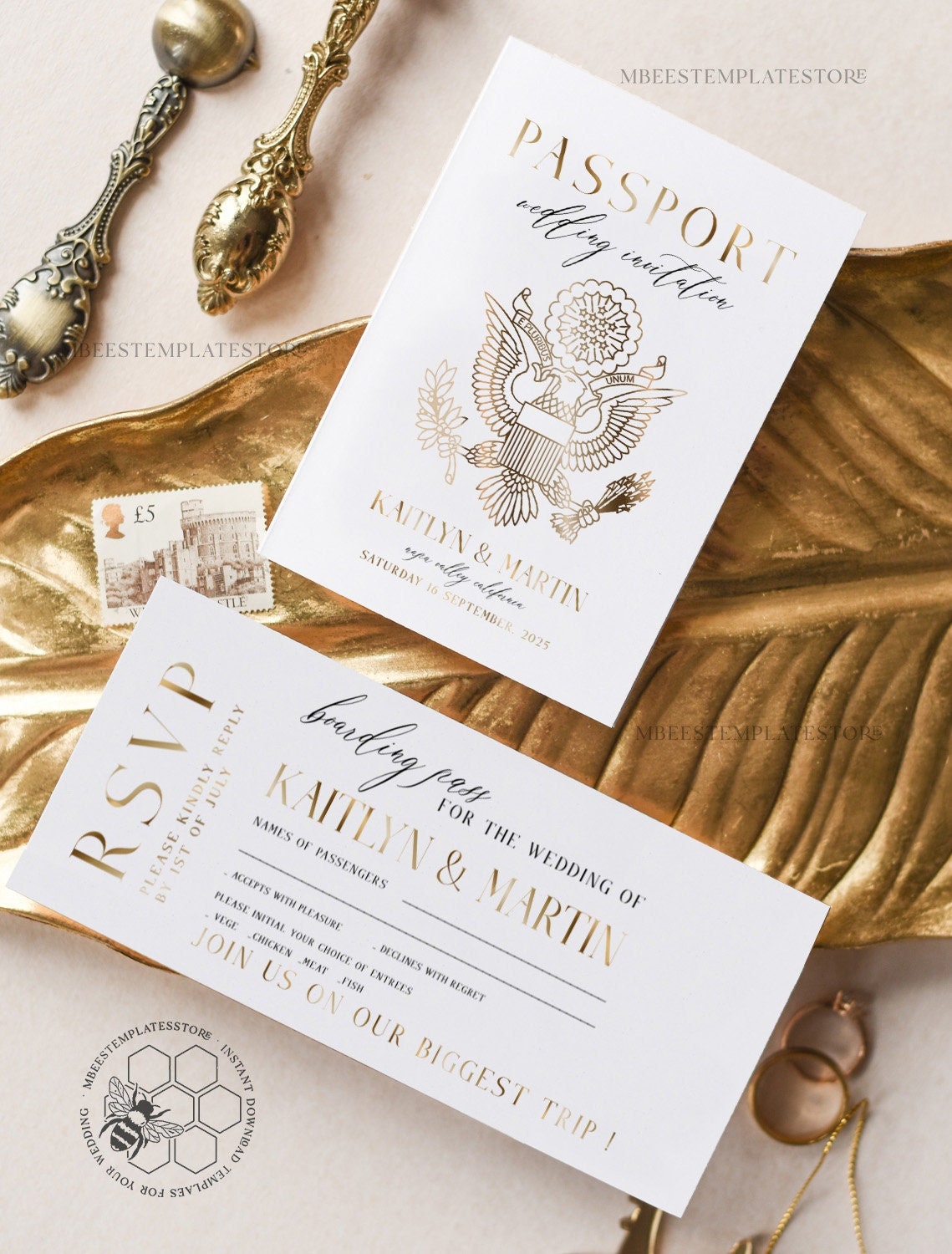 Passport Wedding Invitation Template Instant Download Etsy Passport Wedding Invitation Template Instant Download Etsy