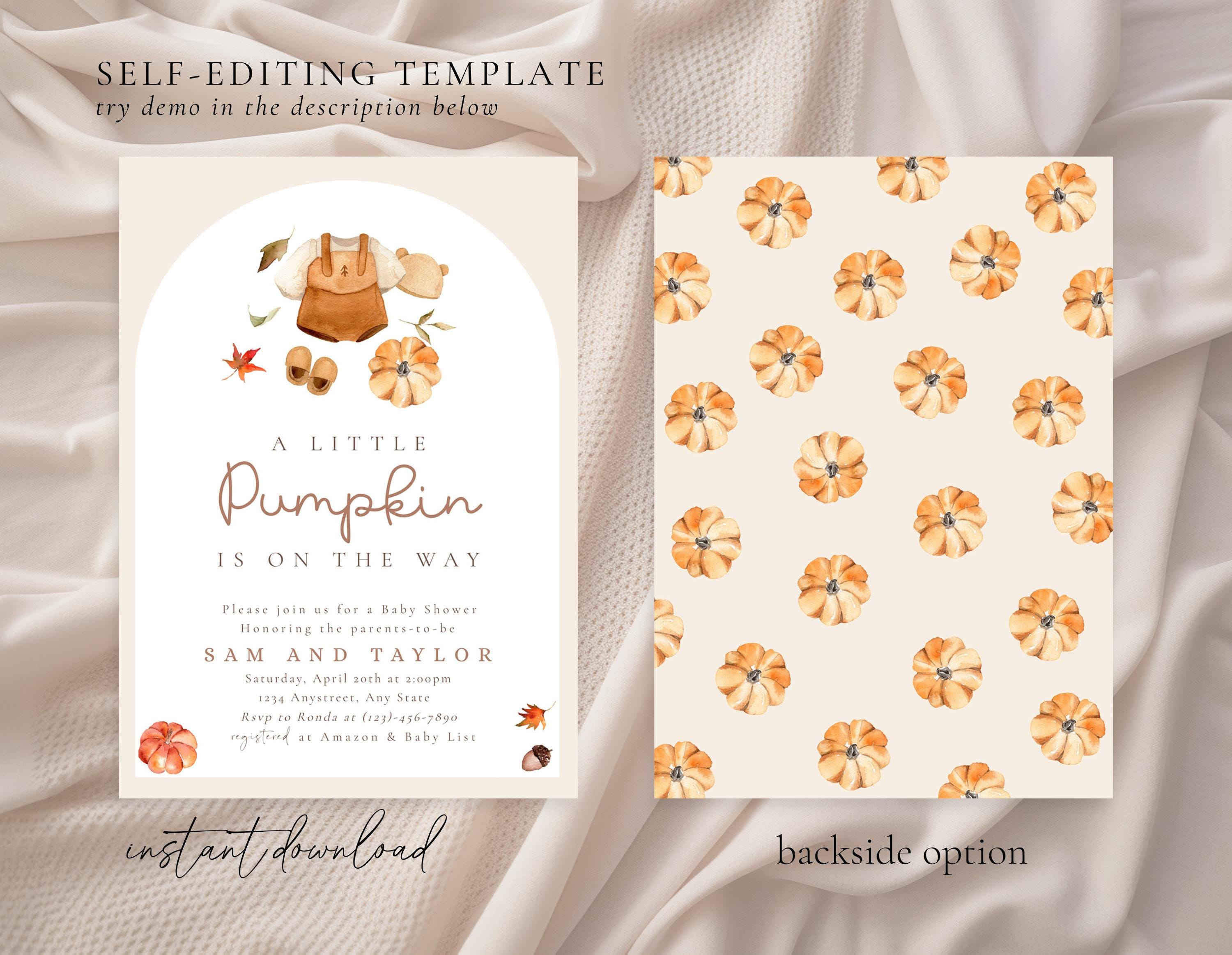 A Little Pumpin Baby Shower Invite Bundle Autumn Baby Shower Invite A Little Pumpin Baby Shower Invite Bundle Autumn Baby Shower Invite