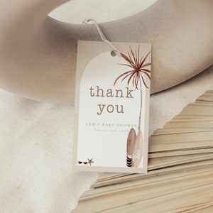 Baby an Bord Baby Shower Favor Tags | Sommer Dankeschön Tags | Brandungs-Babyparty | Digitaler Download | Surfer Anhänger Geschenkanhänger