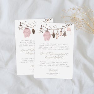 Cadeaulijst winter kraamcadeau | Bewerkbare sjabloon babyregister | Fijne kleine kerstdagen