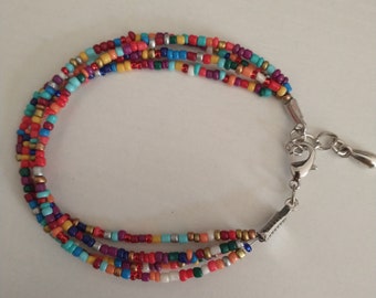 Beaded Wire Bracelet | Confetti