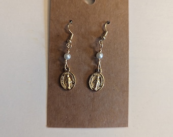 Miraculous Medal Earrings