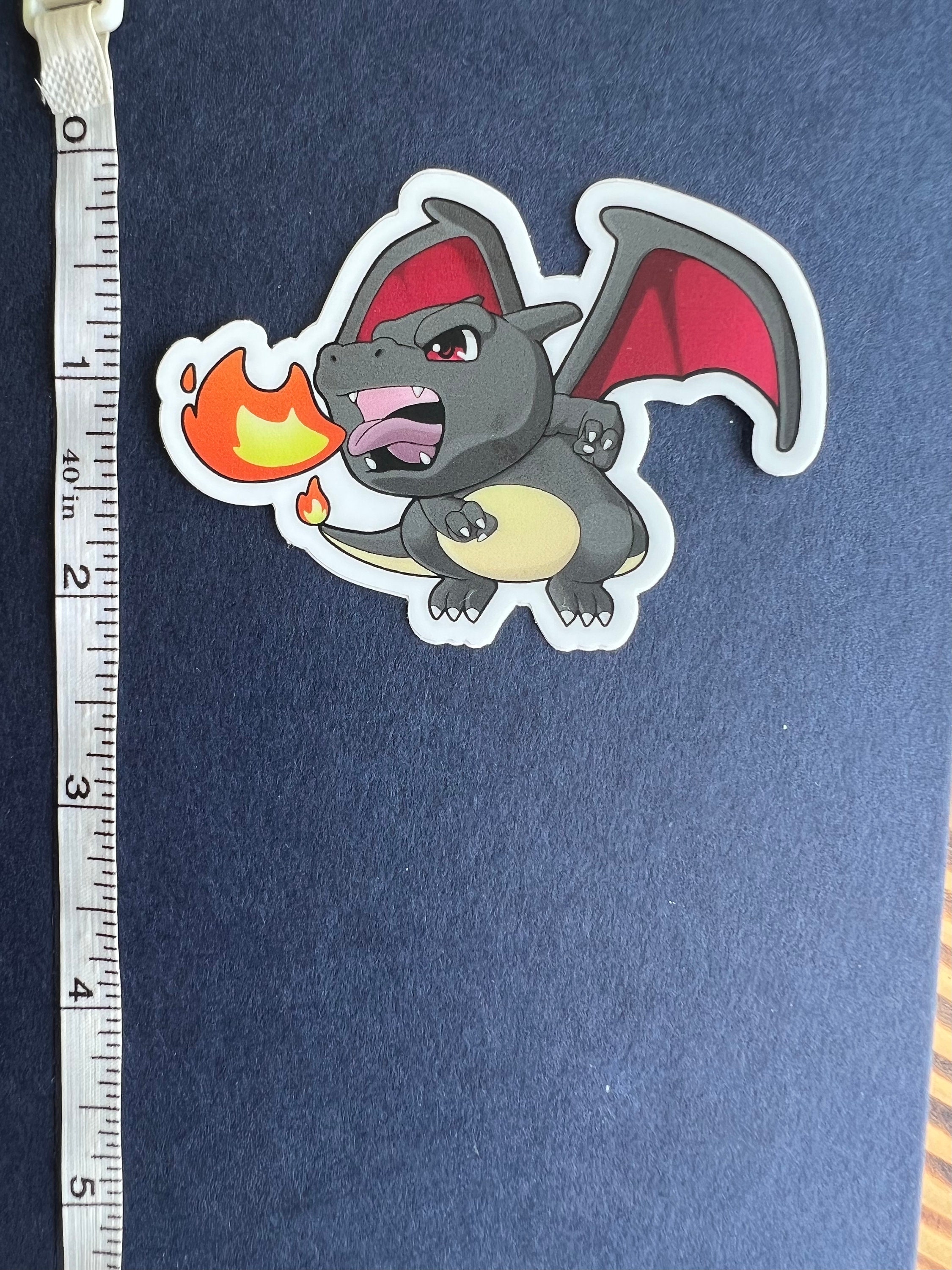 Shiny Charizard Premium Vinyl Sticker - Etsy