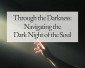 Dark Night of the Soul eBook, Spiritual Awakening Guide, Emotional Healing & Shadow Work PDF Soul Transformation Workbook Inner Healing Book