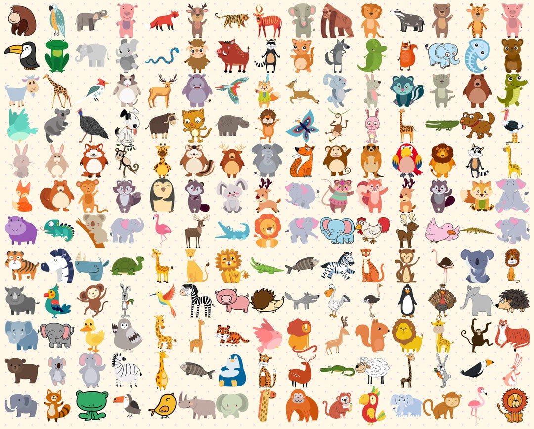 Animal SVG, Safari Animals SVG, Jungle Animals SVG, Cute Animals Svg